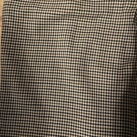 NWT/Banana Republic/Houndstooth straight leg high rise pants/10/brown black/NWT - Picture 5 of 9